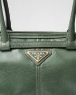 Prada Bonnie Medium Leather Handbag - Image 4